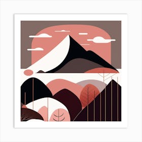 Mountain Landscape 1 Art Print