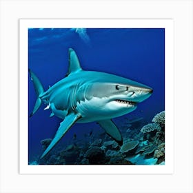 Great White Shark 13 Art Print