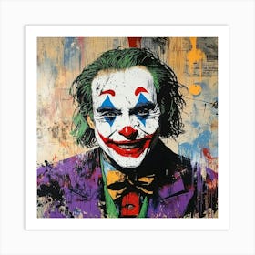 Joker face Art Print