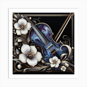 Violin Canvas Art Art Print