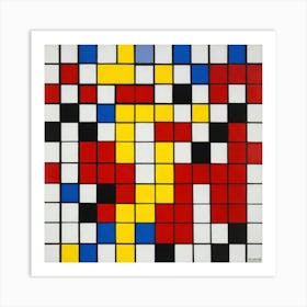 Square Of Squares Art Print