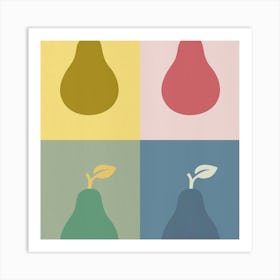 Pop Pear 1 Art Print