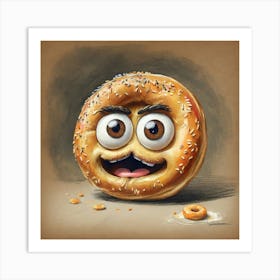 Bagel 10 Art Print