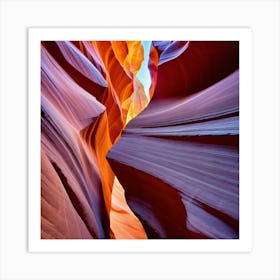 The walls of the canyon 9 Art Print