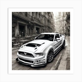 Ford Mustang Gt Art Print