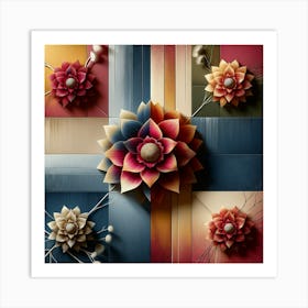 Paper Flowers 2 Art Print