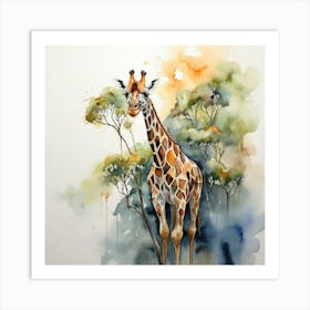 Giraffe Art Print