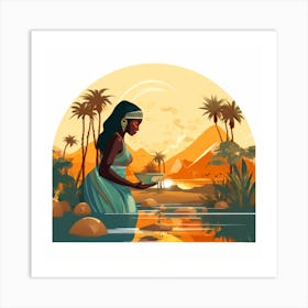 Egyptian Woman 10 Art Print