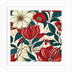 Floral Pattern 4 Art Print