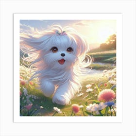 Cute Dog Art Print