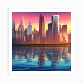 Cityscape Art Print