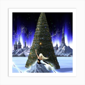 Ballerina Tree 006 Art Print