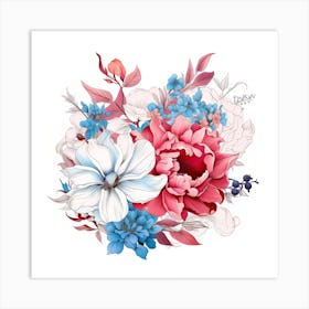 Floral Bouquet 6 Art Print