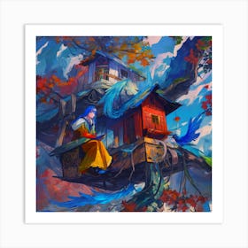 Tree House Art Print