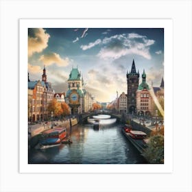 Cityscape Art Print