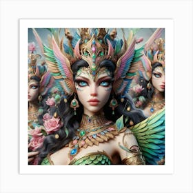 Angels And Demons Art Print