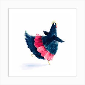 Chicken Dancer Art Print