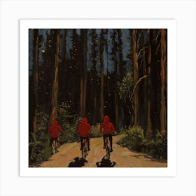 Boys In Woods 4 Fy S Art Print