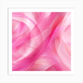 Abstract Pink Background Art Print