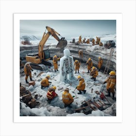 Ice Sculptures Art Print