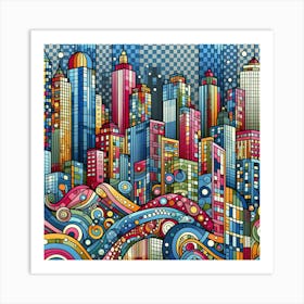 Cityscape 26 Art Print