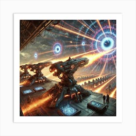 A Depiction Of Dimensional Artillery, Massive Long Art Print