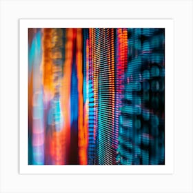 Blurred Lights Art Print