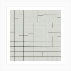 Tile Pattern Art Print