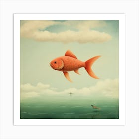 Fish In The Water 1 Art Print