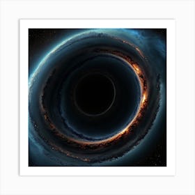 Black Hole Art Print