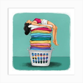 Laundry Basket 12 Art Print