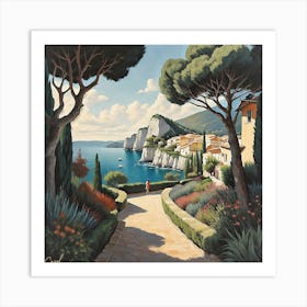 Giardini di Augusto Art Print