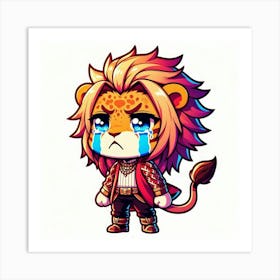 Cute Lion 4 Art Print