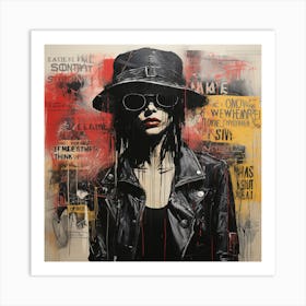 'The Girl In The Hat' Art Print