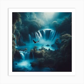 Waterfall 2 Art Print