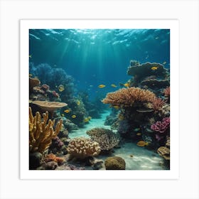 Beautiful Coral World Art Print