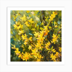 Forsythia Blossoms Art Print