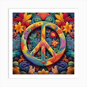 Peace Sign 3 Art Print