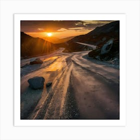 Road In The Mountains 3 Art Print