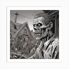 Walking Dead Art Print