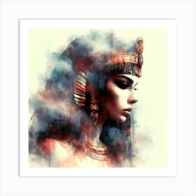 Cleopatra Portrait Artwork 29 Art Print