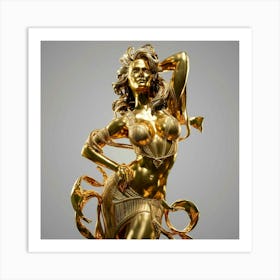 Golden Goddess Art Print