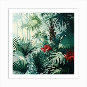 Tropical Jungle Art 1 Art Print