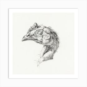 Head Of A Dead Chicken, Jean Bernard Art Print