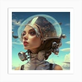 Sci-Fi Girl Art Print