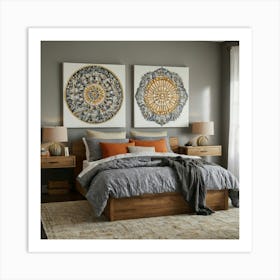 Modern Bedroom 13 Art Print