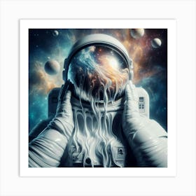 Space Alien Art Print