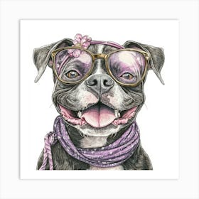 Sassy Dog 1 Art Print