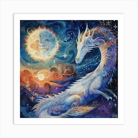 Dragon In The Sky 1 Art Print