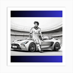 Lionel Messi 10 Art Print